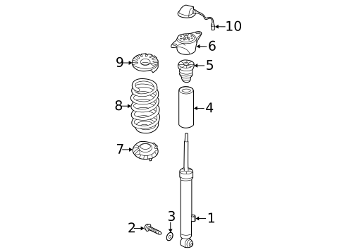 Shocks & Components for 2019 Kia K900 #0