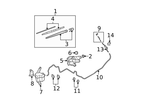 Wipers for 2008 Nissan Versa #1