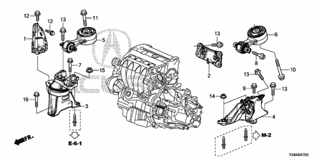 Engine Mounts (MT) for 2014 Acura ILX #0