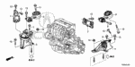50820TX6A01 - Body/Air Conditioning: Mounting, Engine Side for Acura: ILX Image