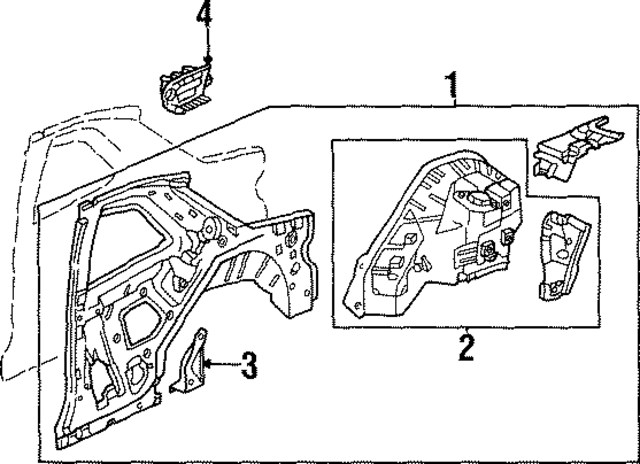 64330S30300ZZ - : Wheel Housing Side Panel for Honda Image