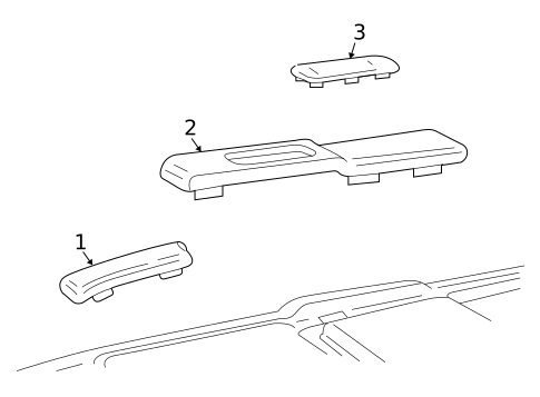 Exterior Trim - Roof for 2003 Land Rover Freelander #1