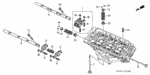 14620P8AA01 - Engine: ARM ASSY., IN. ROCKER for Honda Image