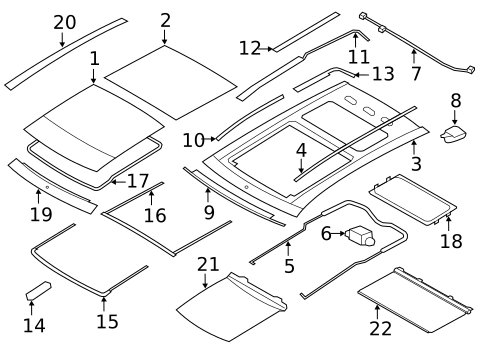 Sunroof for 2009 Ford Edge #1
