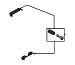 34410038346 - Brakes: Parking Brake Spring Kit for BMW: 525i, 525xi, 528i, 528i xDrive, 528xi, 530i, 530xi, 535i, 535i GT, 535i GT xDrive, 535i xDrive, 535xi, 545i, 550i, 550i GT, 550i GT xDrive, 645Ci, 650i, 740i, 740Ld xDrive, 740Li, 740Li xDrive, 745i, 745Li, 750i, 750i xDrive, 750Li, 750Li xDrive, 760i, 760Li, ActiveHybrid 7, Alpina B7, Alpina B7 xDrive, Alpina B7L, Alpina B7L xDrive, M5, M6, X5, X6 Image
