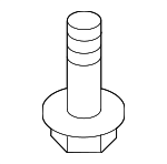 MU000611 - Suspension: Lower Control Arm Rear Bolt for Mitsubishi Image