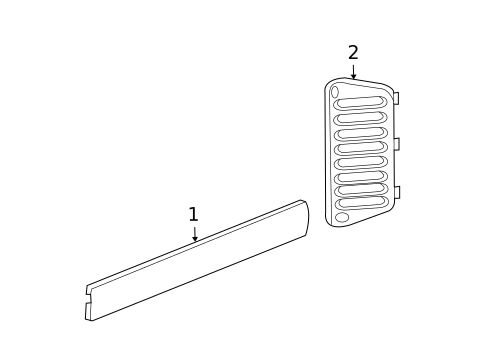 Interior Trim - Tail Gate for 2018 Jeep Wrangler JK #0
