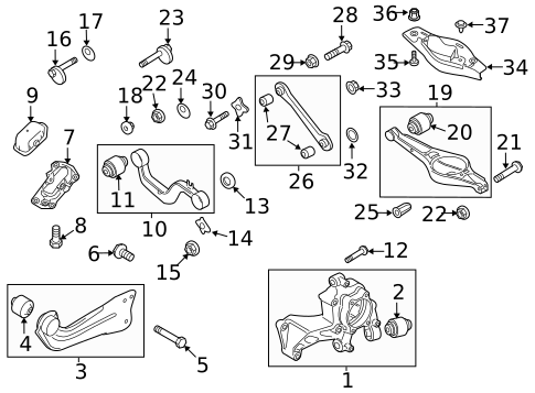 Rear Suspension for 2015 Audi TTS Quattro #0
