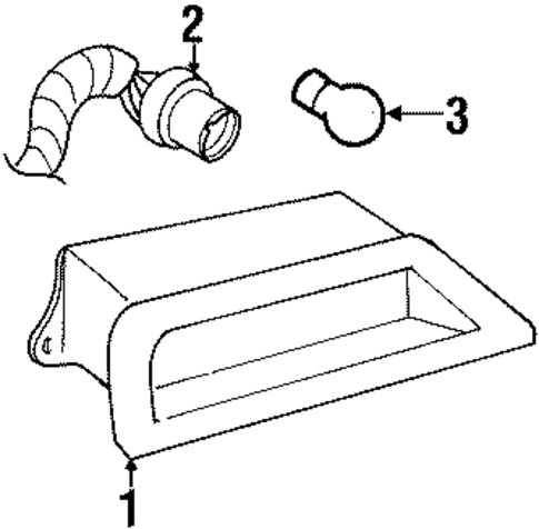 High Mount Lamps for 1992 Pontiac Bonneville #0