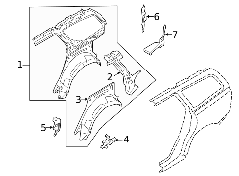 Inner Structure for 2007 Volvo V50 #0