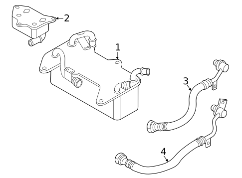 Trans Oil Cooler for 2023 Audi RS Q8 #0