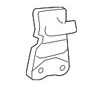72506AD010 - Body: Lock Lever for Toyota: Matrix, Sequoia, Sienna, Tacoma, Tundra Image