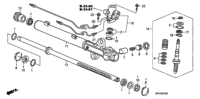 P.S. Gear Box Components for 2008 Honda Pilot #0