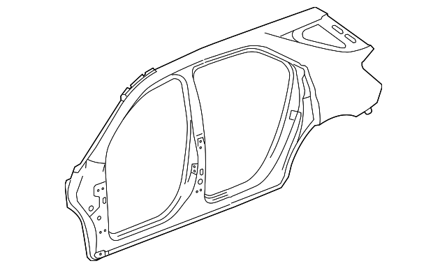 23218869 - Driver Side Outer Body Side Panel 2010-2017