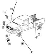 5083204AB - Electrical: Anti-lock Brakes Sensor Kit, Right &amp; Left for Mopar Image