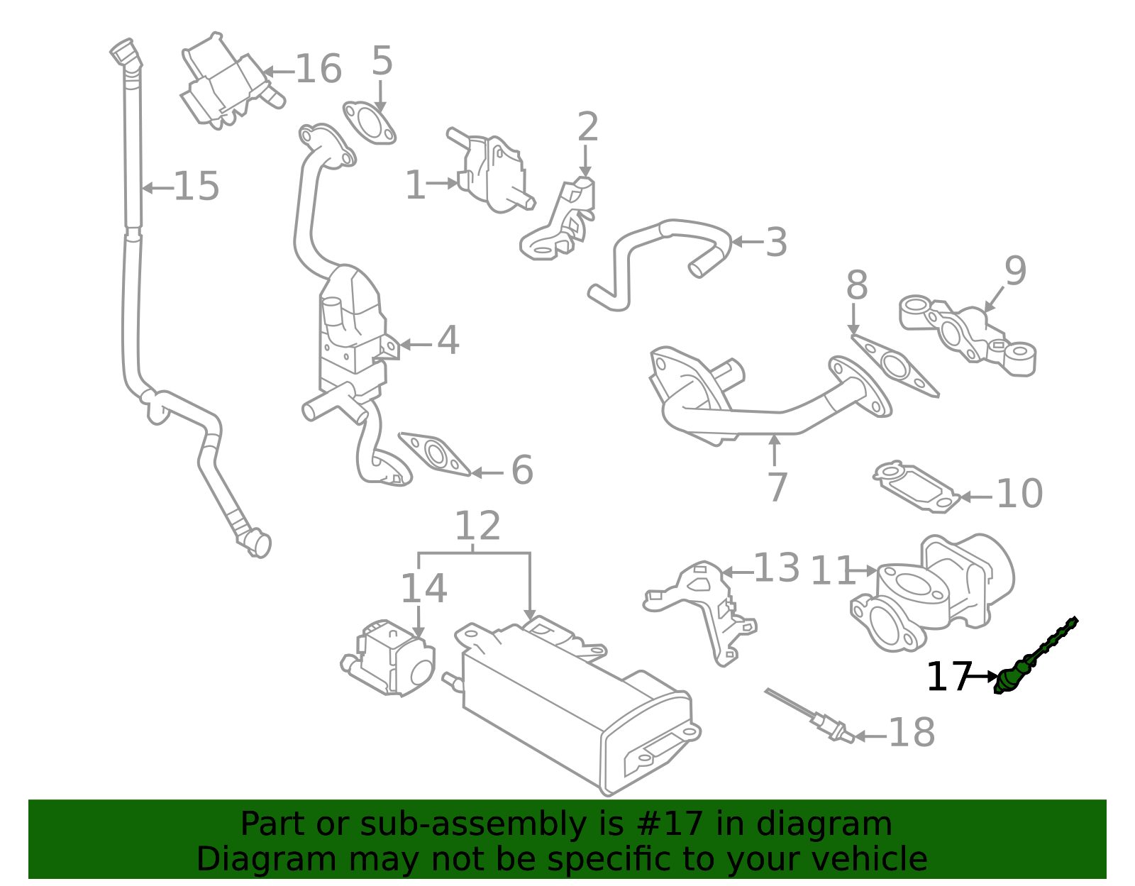 Subaru O2 Resistor Cap 2017-2025 Subaru Oxygen Sensor 22690AB08A | Subaru Parts USA