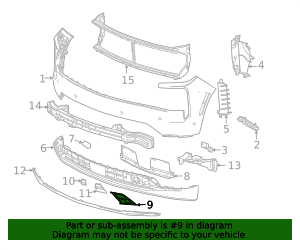 2025-2026 Chevrolet Fog Lamp Bezel 85535483 | OEM Parts Online
