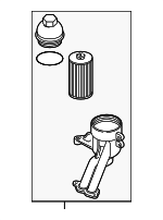 7L115401G - Engine: Oil Filter Housing for Audi: R8 Image