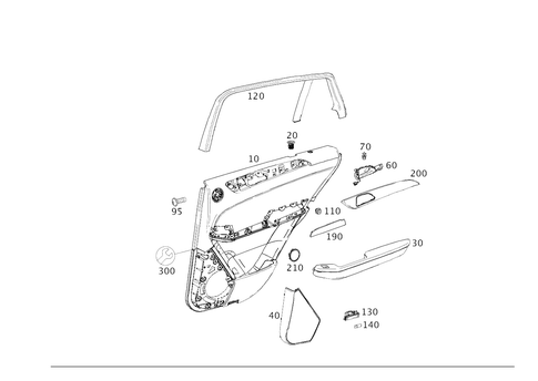 Door Trim for 2019 Mercedes-Benz GLE43 AMG #0