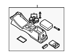 969108Z800 - Body: Console Assembly for Nissan Image