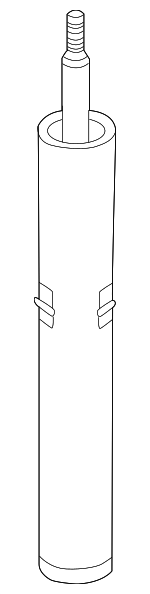 8W6413031H - Suspension: Strut for Audi Image