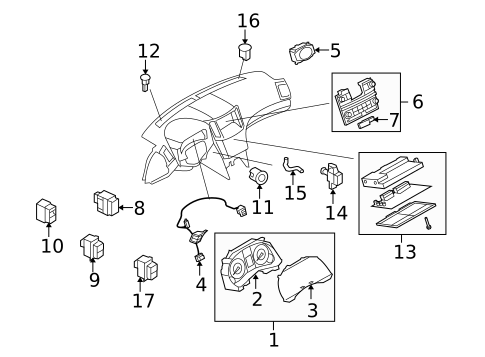 Headlamp Components for 2015 INFINITI Q40 #1