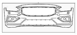 39798840 - : Bumper Cover for Volvo: S60, V60 Image