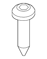 986116 - Body: Bumper Cover Screw for Volvo Image