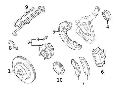 Brake Components for 2005 Mercury Mountaineer #2