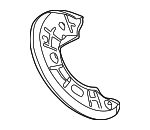 1L2Z2K005AB - Brakes: Splash Shield for Ford: Explorer | Mercury: Mountaineer Image