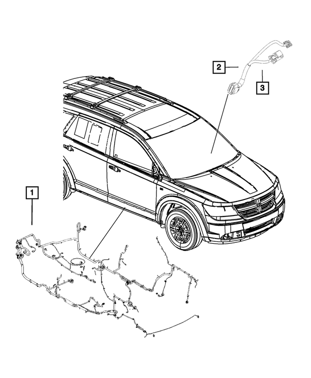 68103242AE - : Unified Body Wiring for Mopar Image