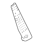 99655161100 - Body: Foot Rest Cover for Porsche Image