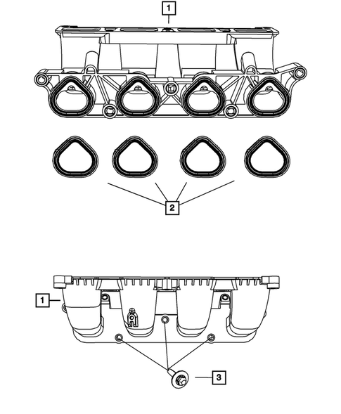 Manifolds and Vacuum Fittings for 2009 Chrysler PT Cruiser #1