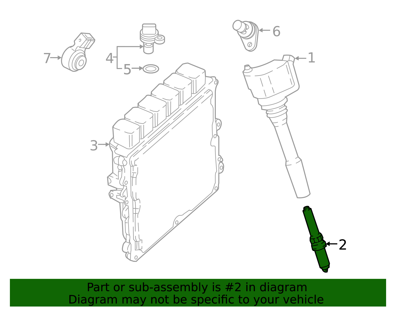 2019-2025 BMW Spark Plug 12120057704 | OEM Parts Online