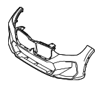 51115A61947 - Body: Bumper Cover for BMW Image