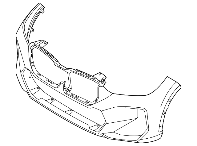 51115a61947 - 2023-2026 BMW X1 Bumper Cover (51-11-5-A61-947