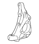 84712197 - : Part# 84712197 F (S)Knuckle for Cadillac: CT4 Image