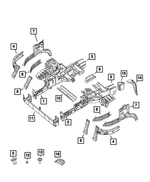68590141AD - : Frame Front Rail, Right for Mopar Image