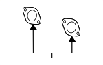 287513J000 - Exhaust: Front Pipe Gasket for Hyundai Image