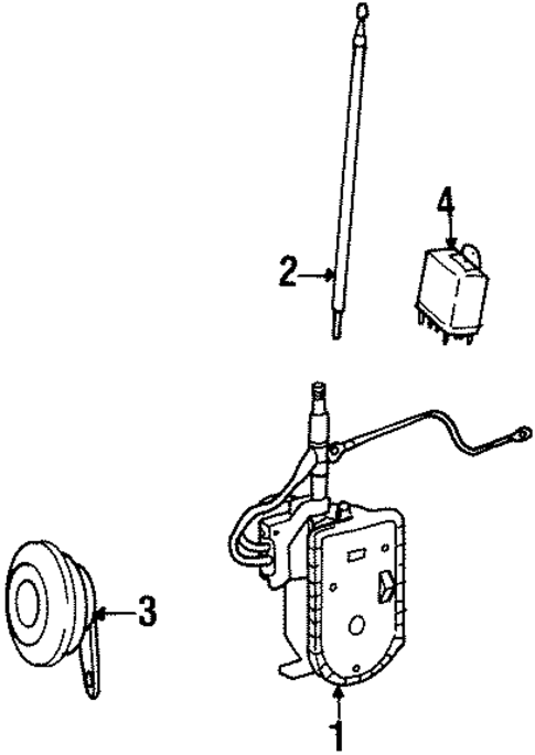Daytime Running Lamp Components for 1992 Mercedes-Benz 400 E #0