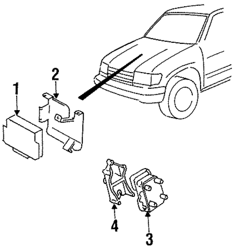 Powertrain Control for 1995 Kia Sportage #0