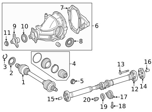 Axle & Differential for 2021 Mercedes-Benz Metris #1