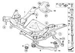 31106777362 - Front Axle: Front Axle Support for BMW Image