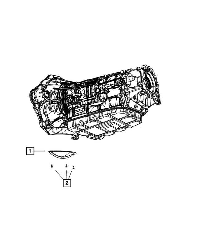 154596 - 68RFE; 6-Speed; Automatic Transmission: Tapping Hex Flange Head Screw for Mopar Image
