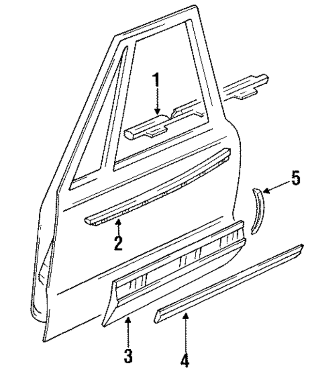 25642355 - : Belt Weather-Strip for GM Image