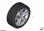 36112162953 - Retrofitting / Conversion / Accessories: Complete Alloy Wheel Winter for BMW: 528i, 528iX, 535d, 535dX, 535i, 535iX, Hybrid 5 Image image