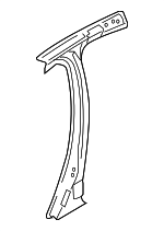 8E5809447A - Body: Center Pillar Reinforced for Audi: A4, A4 Quattro, RS4, S4 Image