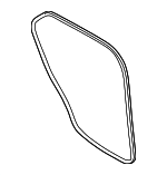 LC5Z78253A10A - Body: Weather-strip On Body for Lincoln: Aviator Image