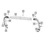 68094743AA - Interior Trim: Push Pin for Mopar Image