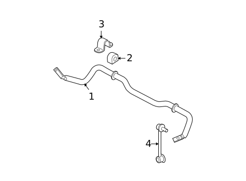 Stabilizer Bar & Components for 2008 Mazda 5 #0